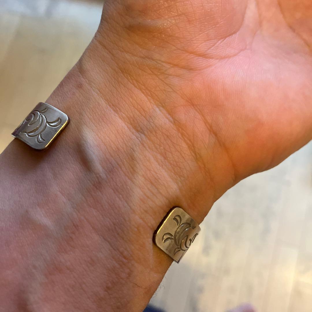 TADY&KING 平打ちバングルGPローズアラベスク　サイズS