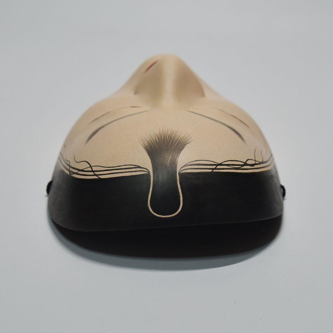 能面 小喝食 能面袋付き 美品(J8)