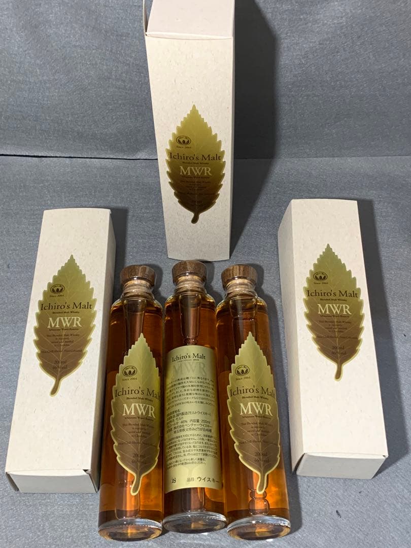 イチローズモルトリーフ ミズナラウッドリザーブMWR 200ml 3本(2)
