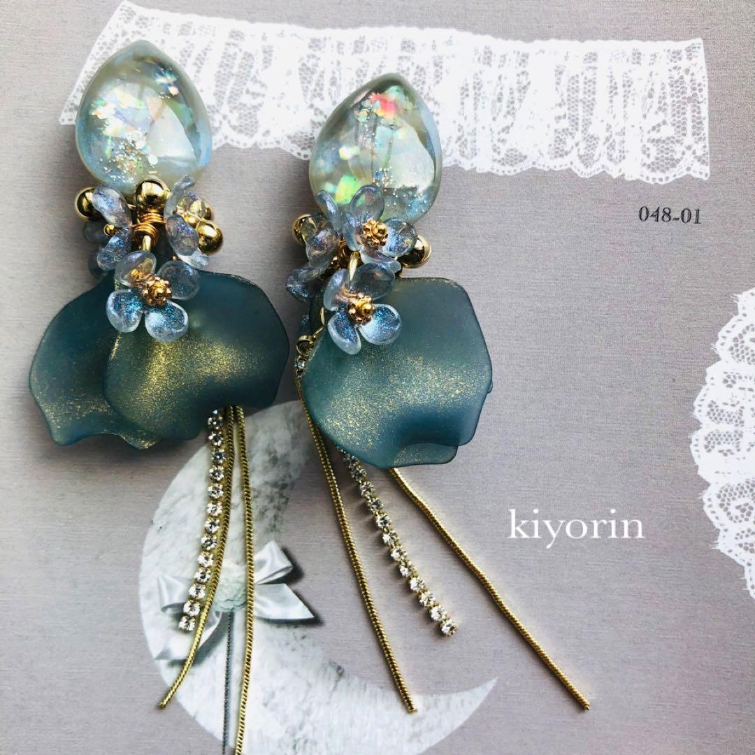 1510 ダークフェアリー　2way ハンドメイド　イヤリング