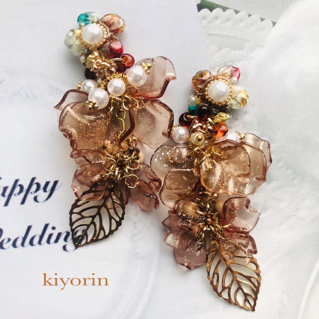 1510 ダークフェアリー　2way ハンドメイド　イヤリング