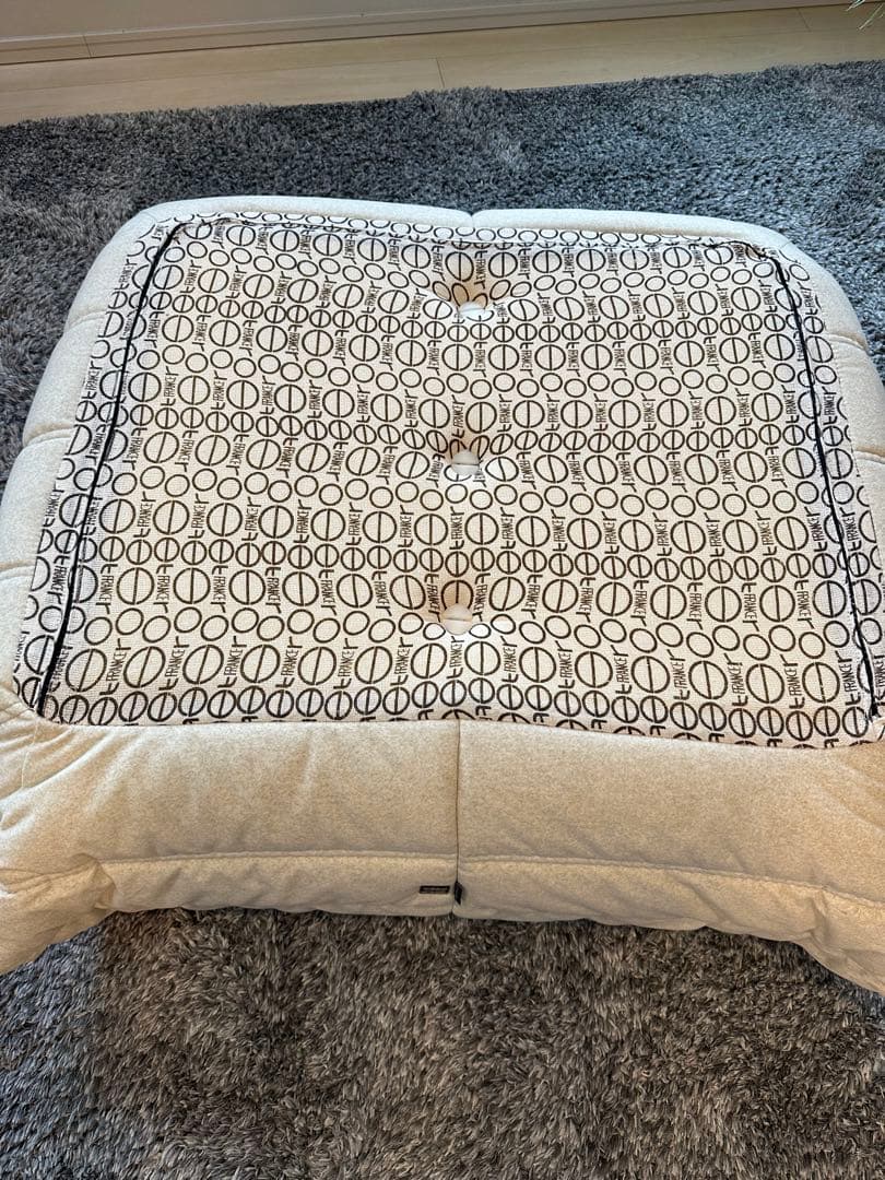 正規品　リーンロゼ　50周年　パフ　オットマン　DENDEN アイボリー