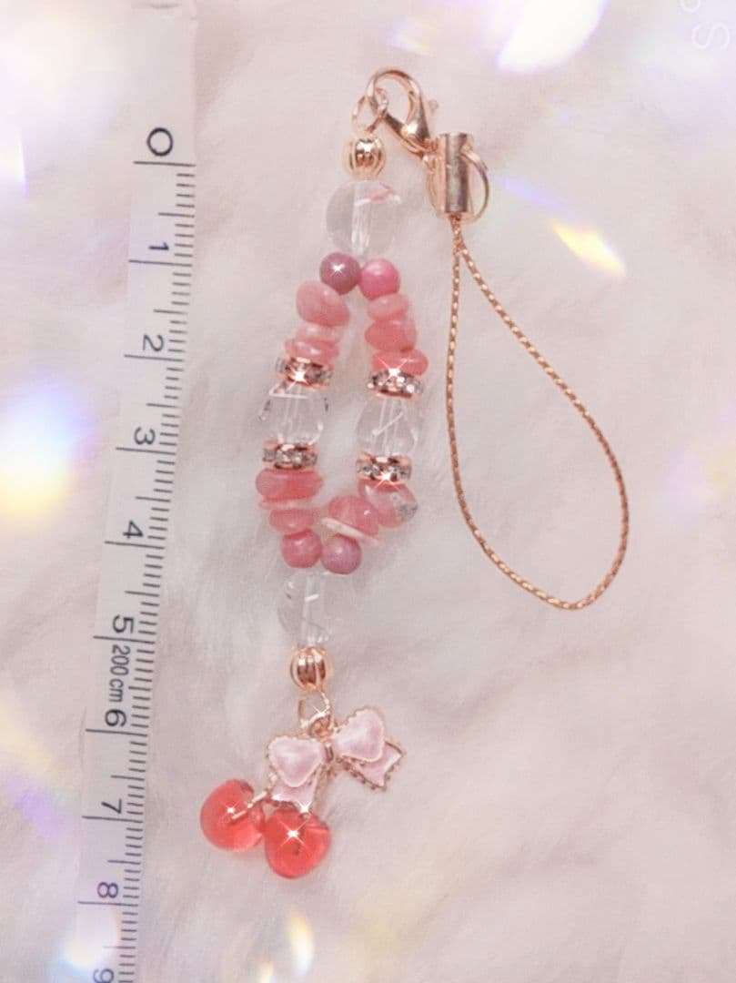 インカローズ×虹の女神アイリスの恋愛成就パワーストーンストラップ