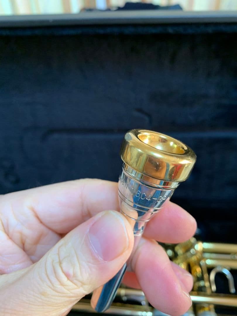 ヤマハ　トランペット　YTR-4335G　マウスピース2本　ミュート2本