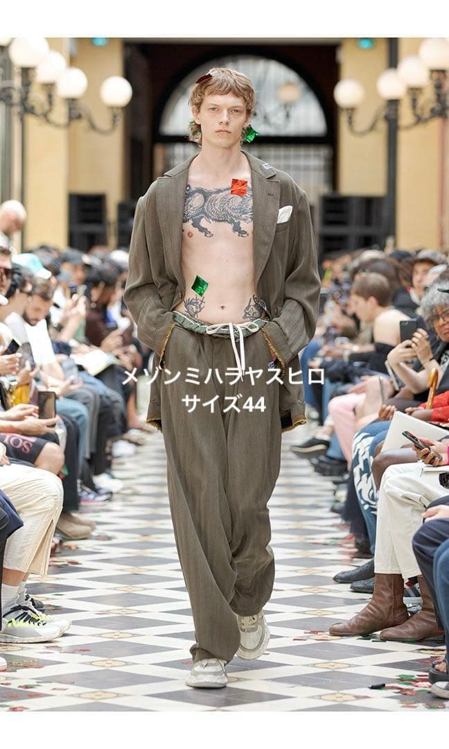 メゾンミハラヤスヒロ　ヴィンテージウール　サルエルパンツ　44