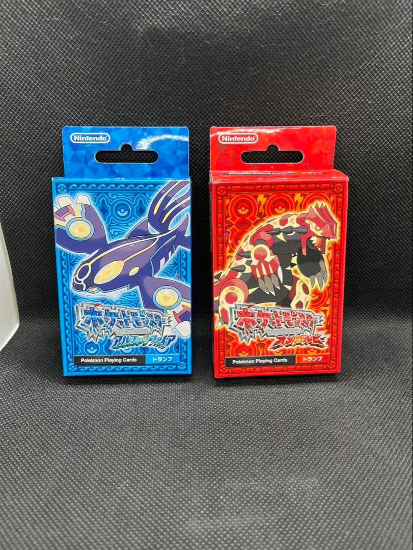 【新品未使用】 ポケモントランプ　アルファサファイア　オメガルビー 2個セット