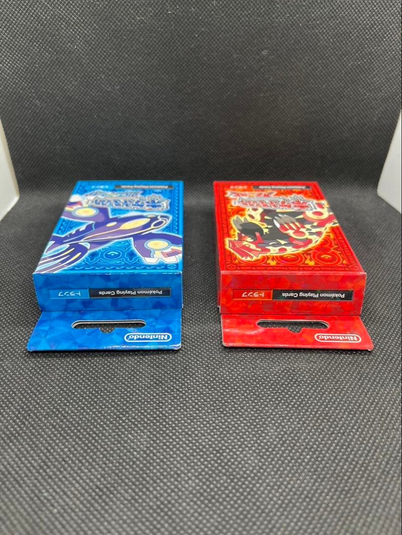 【新品未使用】 ポケモントランプ　アルファサファイア　オメガルビー 2個セット
