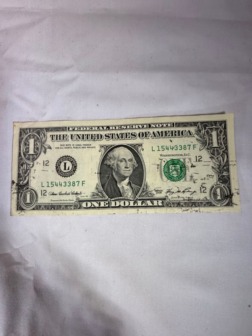 ★レア★アメリカ旧紙幣札5ドル１枚.1ドル９枚￼セットの計１０枚