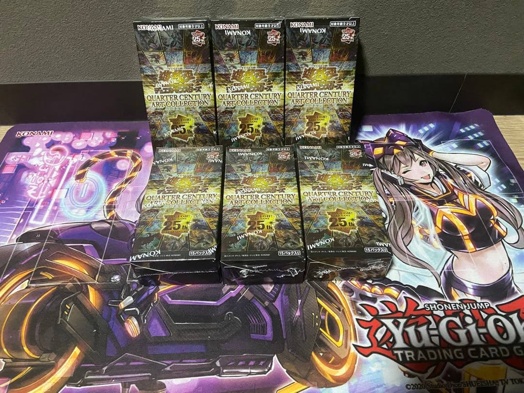 遊戯王 クォーターセンチュリーアートコレクション 6BOX シュリンク付き