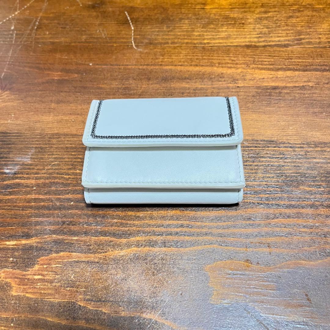 桃*郎様 BRUNELLO CUCINELLI 三つ折り財布 ホワイト