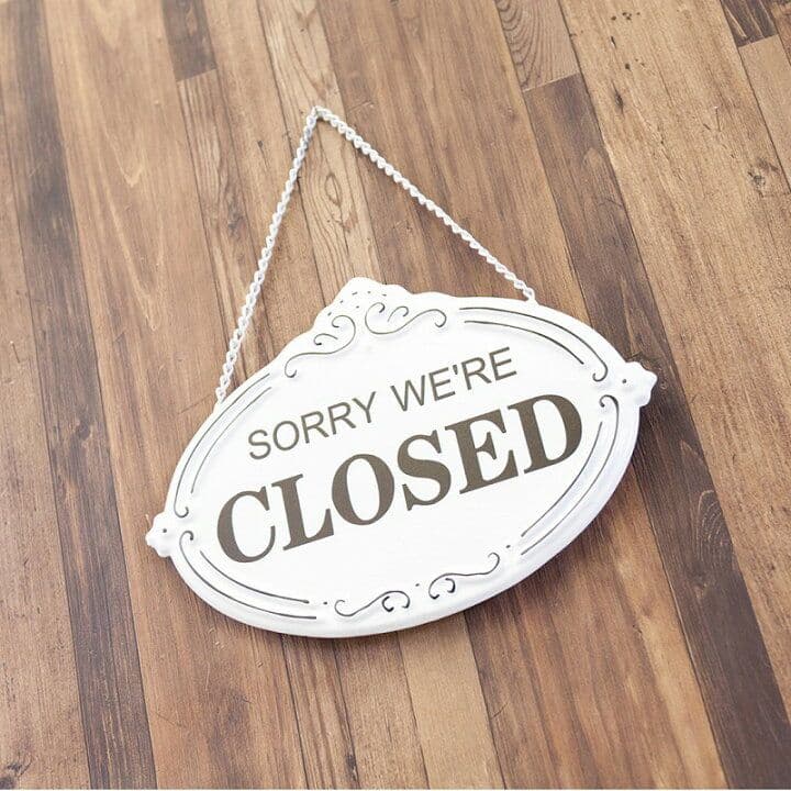 デザイン看板】OPEN CLOSED オープンクローズ★プレート店舗用ドア店舗用