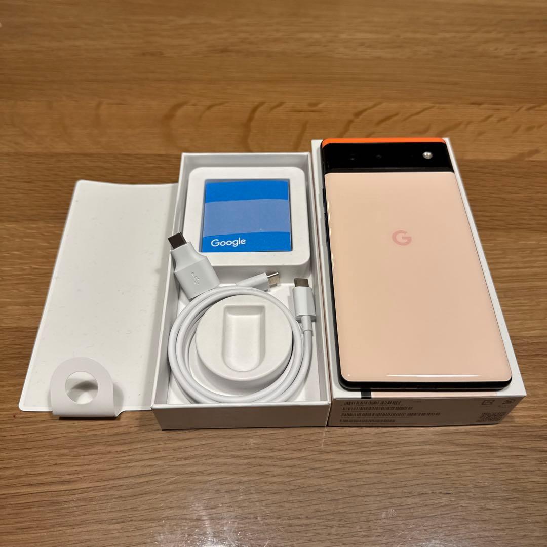 【値下げしました】Google Pixel 6 kinda coral 本体