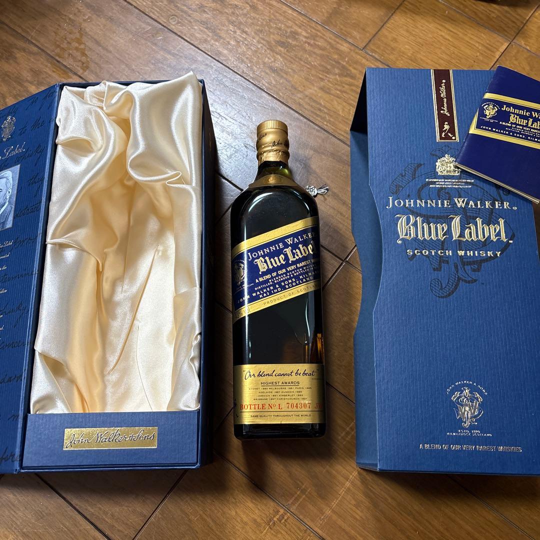 【未開栓】ジョニーウォーカー JOHNNIE WALKER ブルーラベル