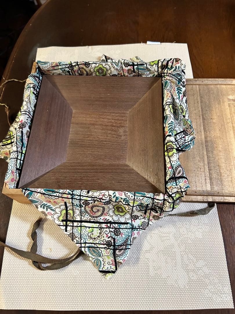 時代のある　希少　 四方盆　茶道具　松平氏焼印　茶入を飾る盆です