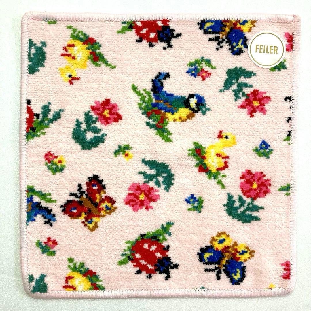 フェイラー ハイジフレンズフォレスト柄のタグ付巾着と 新品未使用のハンカチ