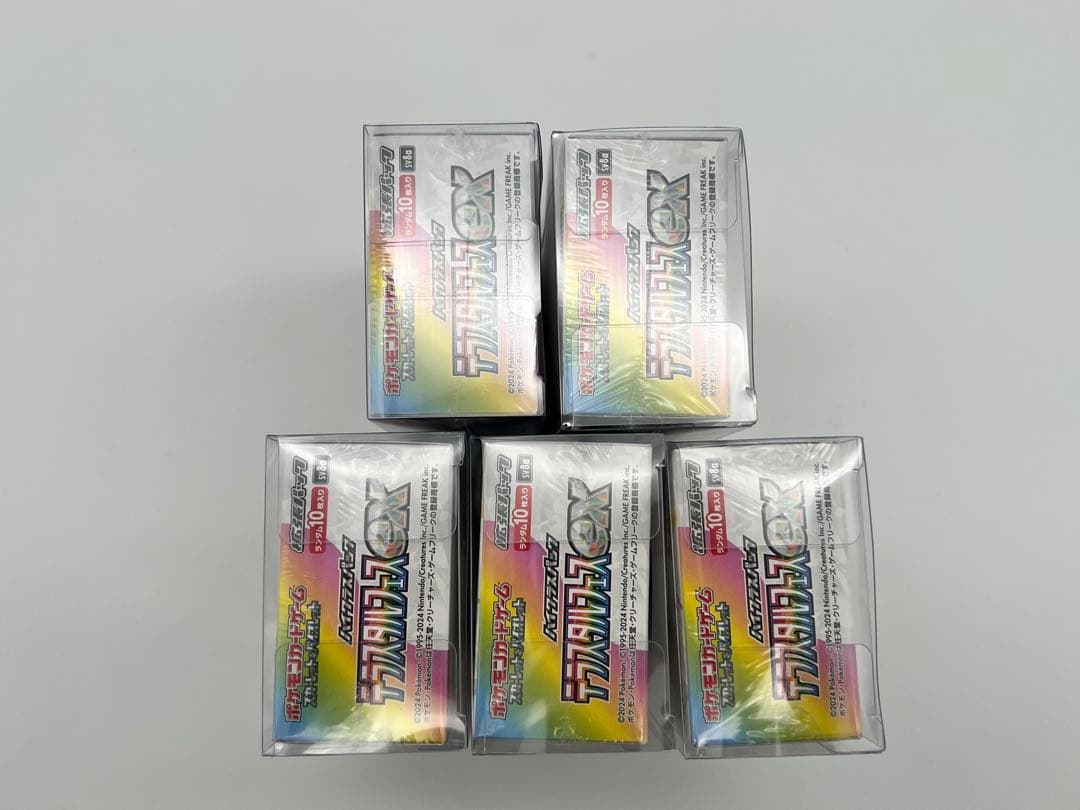 ポケモンカードハイクラスパック【テラスタルフェスex】未開封シュリンク付5BOX