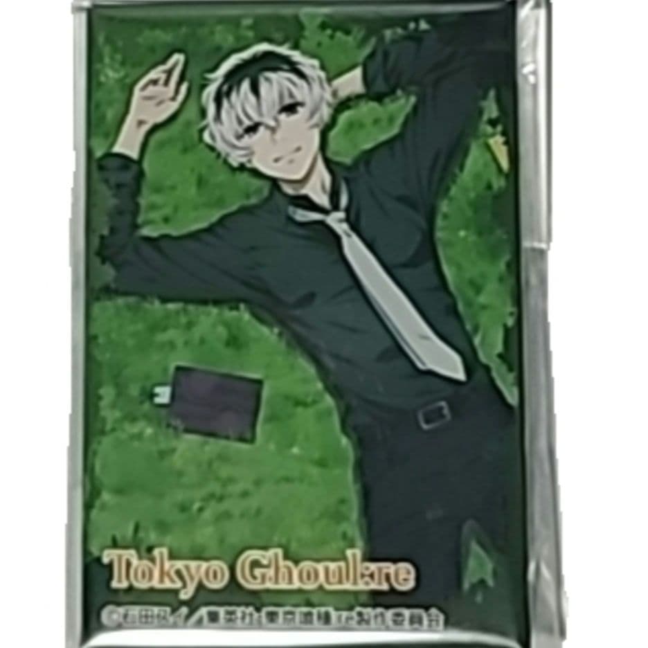 東京喰種:re 佐々木琲世 金木研 BIGスクエア缶バッチ 未開封