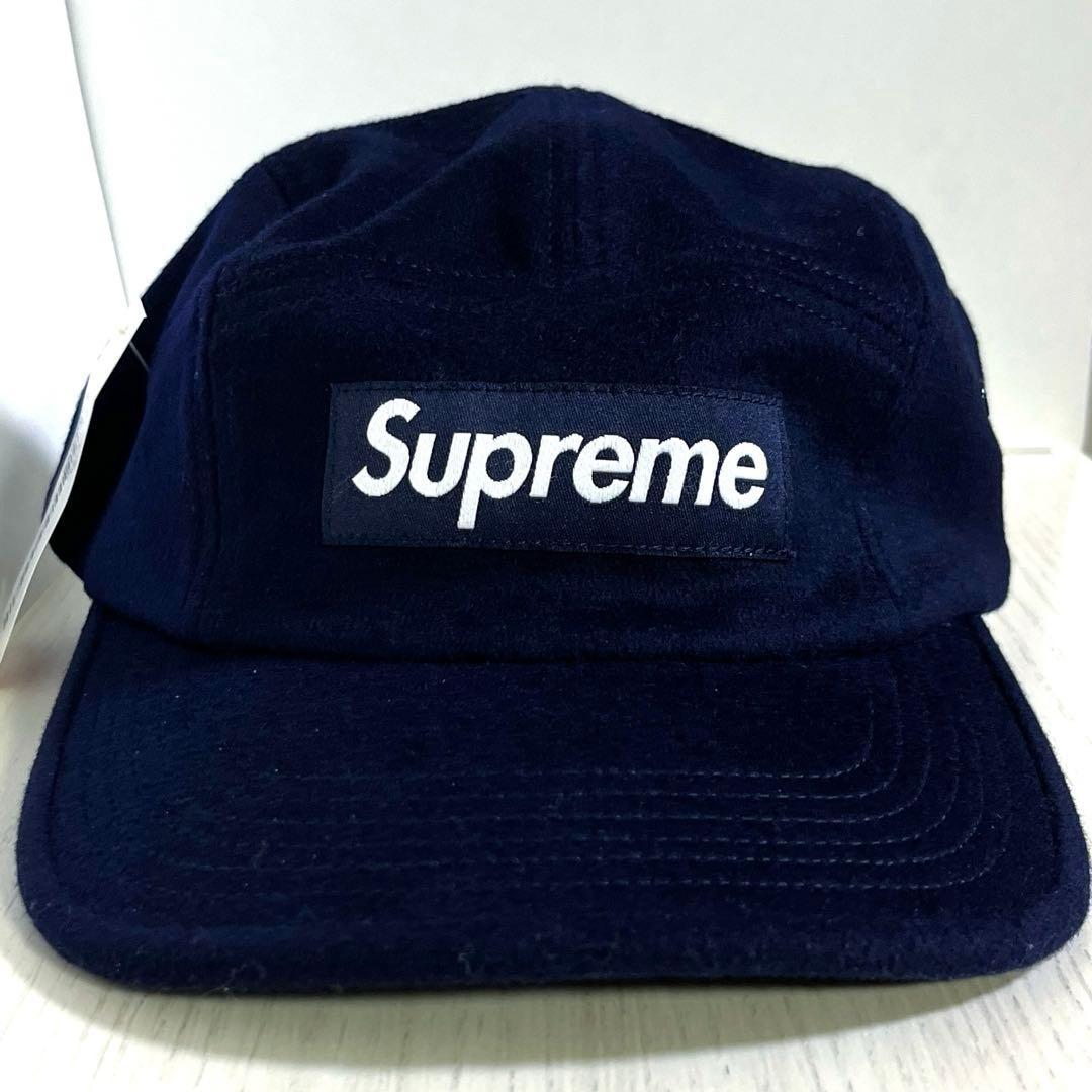 Supreme 20fw Wool Campcap Navy ロロピアーナ