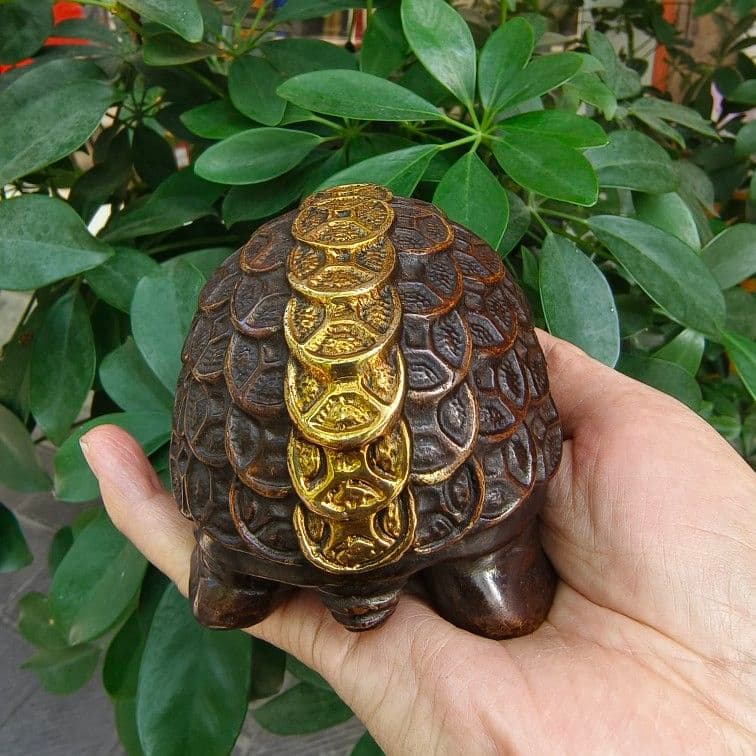 金銭亀 銅製 茶道具 茶寵 工芸品 美術品 置物