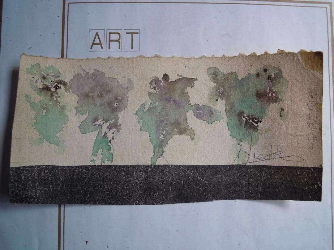 油彩画のためのエスキース