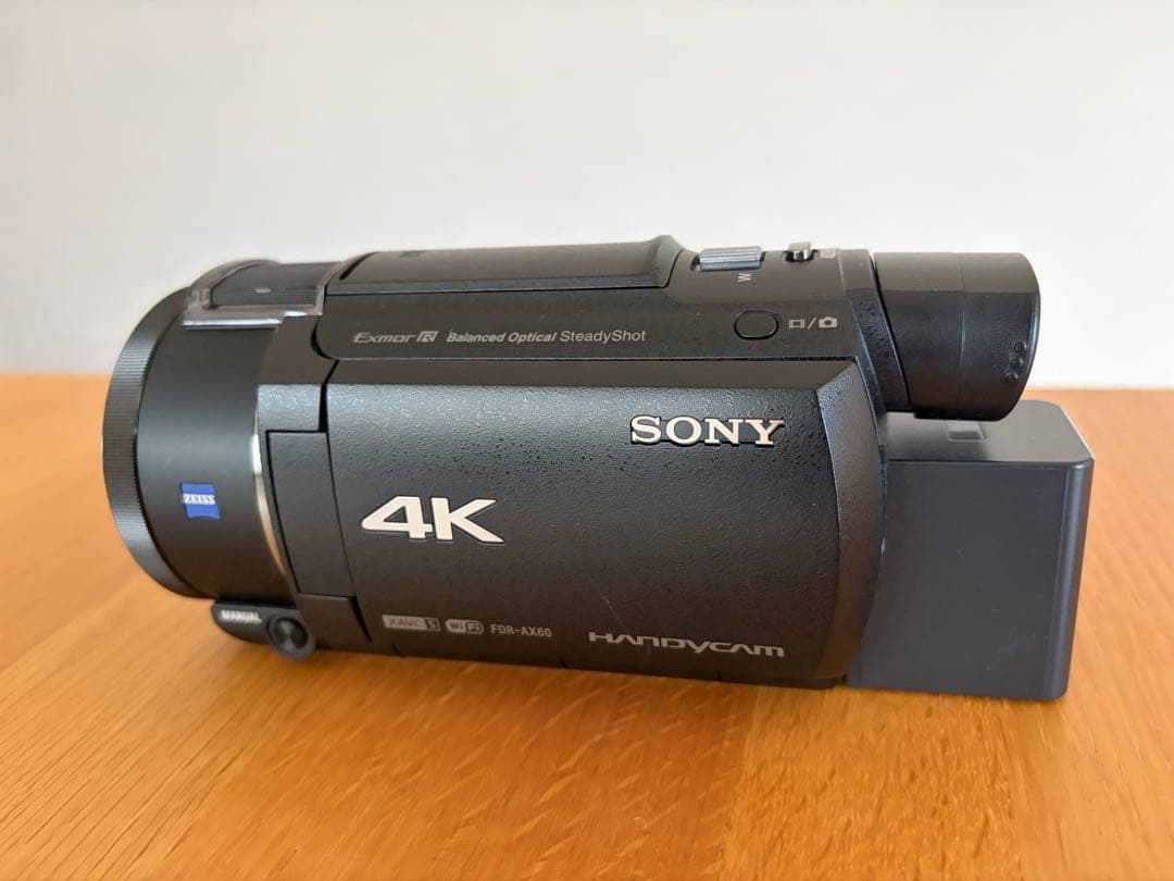 SONY 4K ビデオカメラ FDR-AX60、SONY純正ステレオマイクロホン