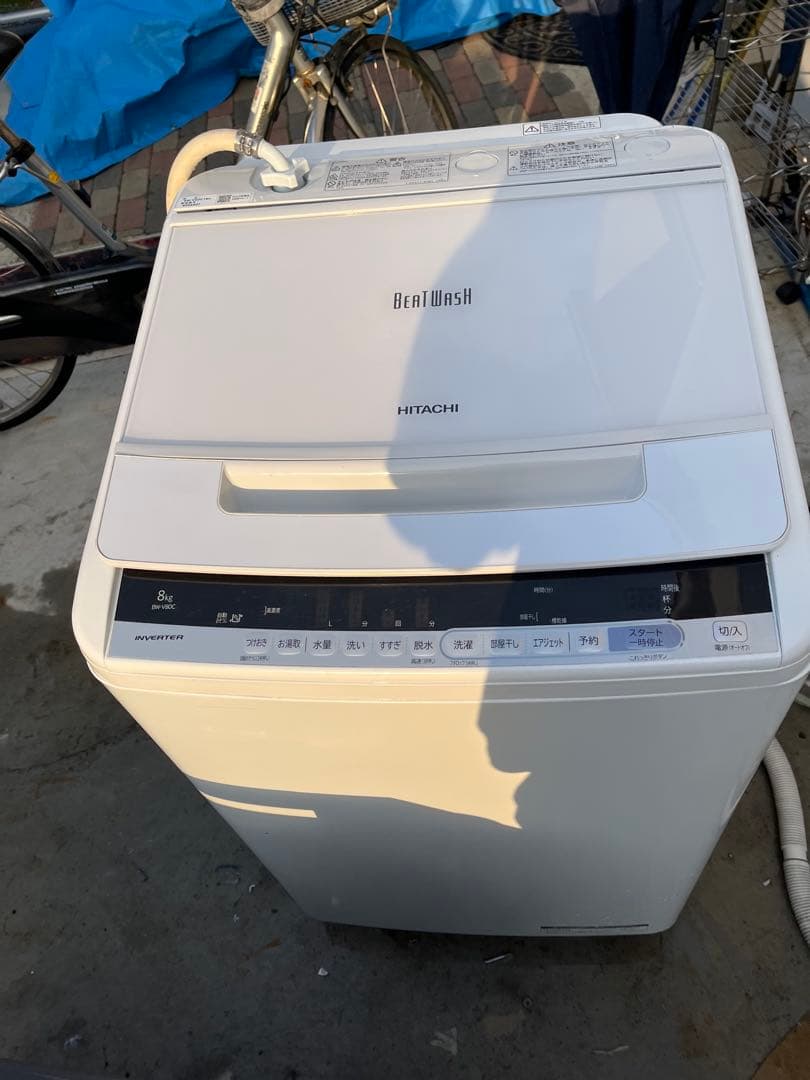 HITACHI 8kg 全自動洗濯機 BW-V80C 2018年