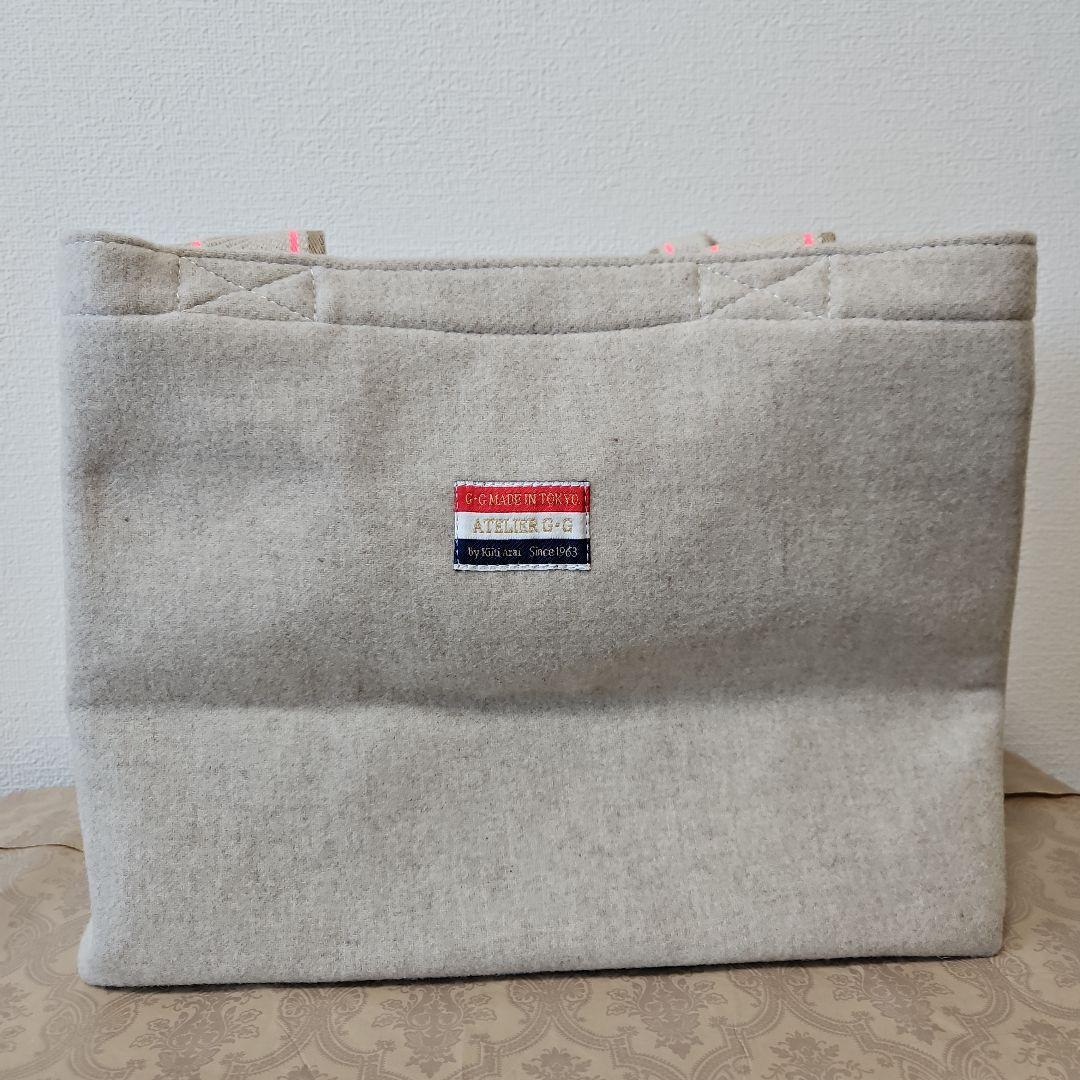 レア　アトリエGG　ウールトートバッグ
