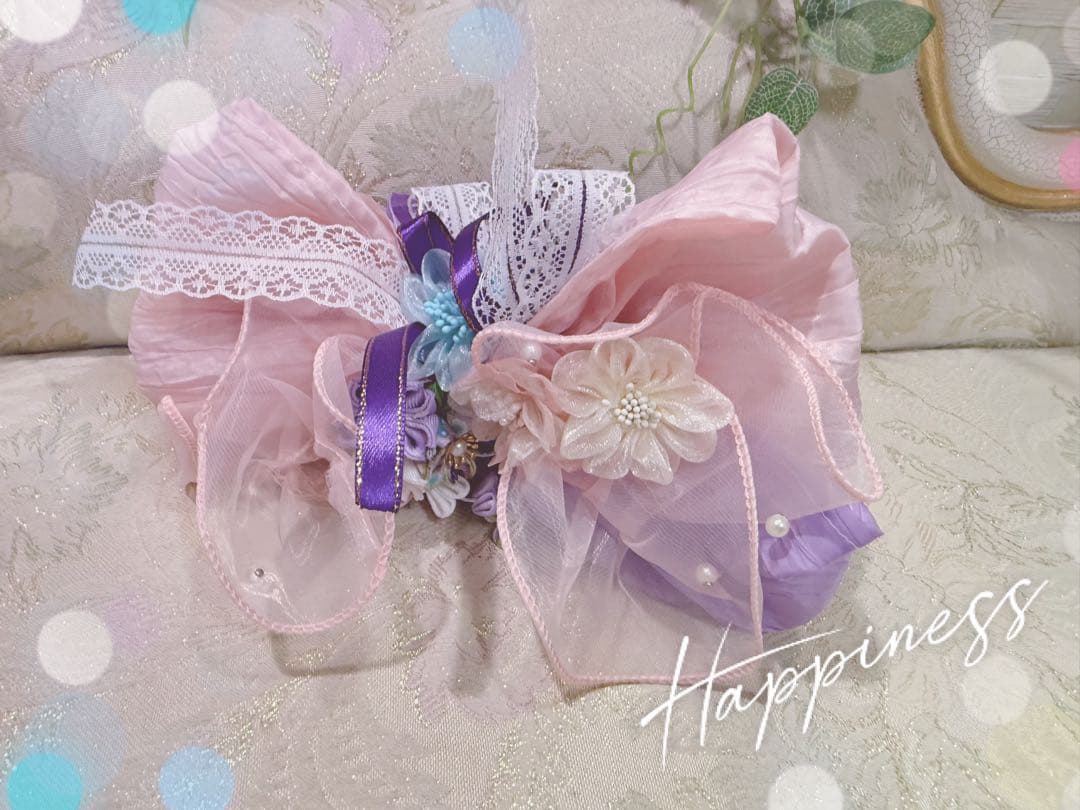 F2.pon2pan2現品☆犬有松絞り浴衣☆犬浴衣☆ひい様