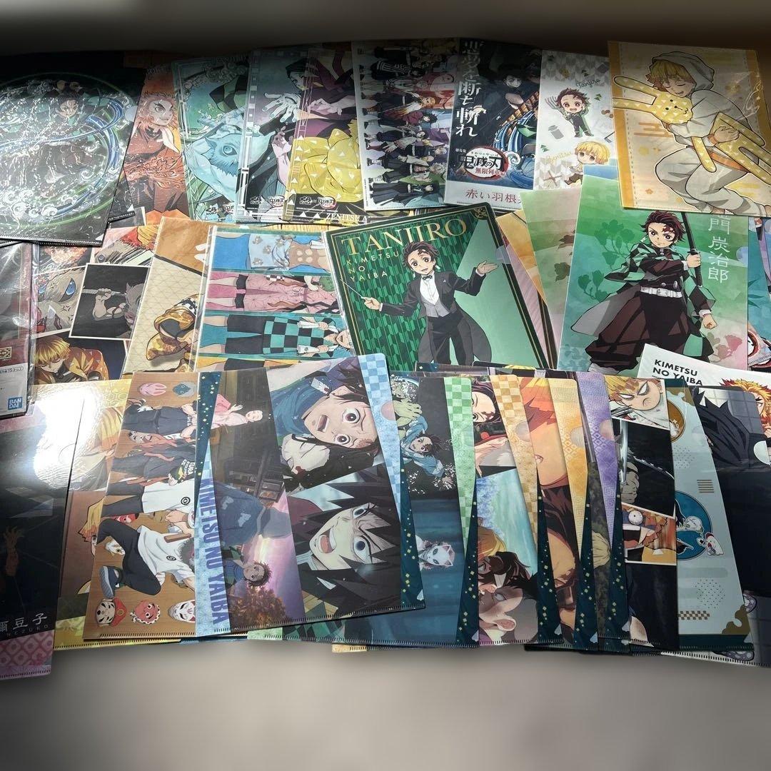 鬼滅の刃 クリアファイルセット ランチョンマットケース　クリアポスター