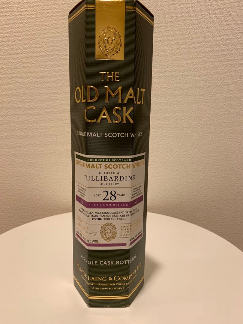 タリバーディン　Tullibardine Old Malt Cask　28年