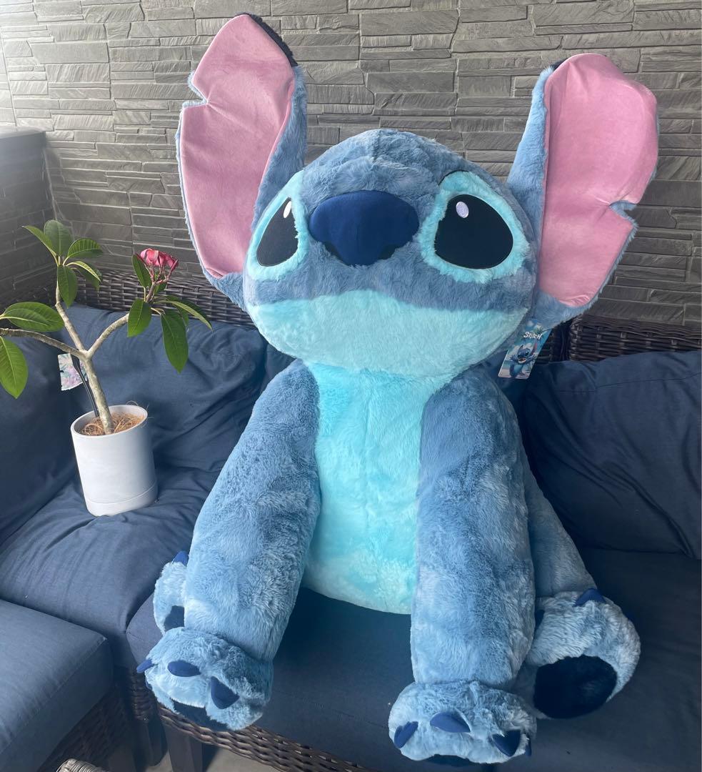 t*I様 スティッチ　巨大　ぬいぐるみ　コストコ　ブランケットつき