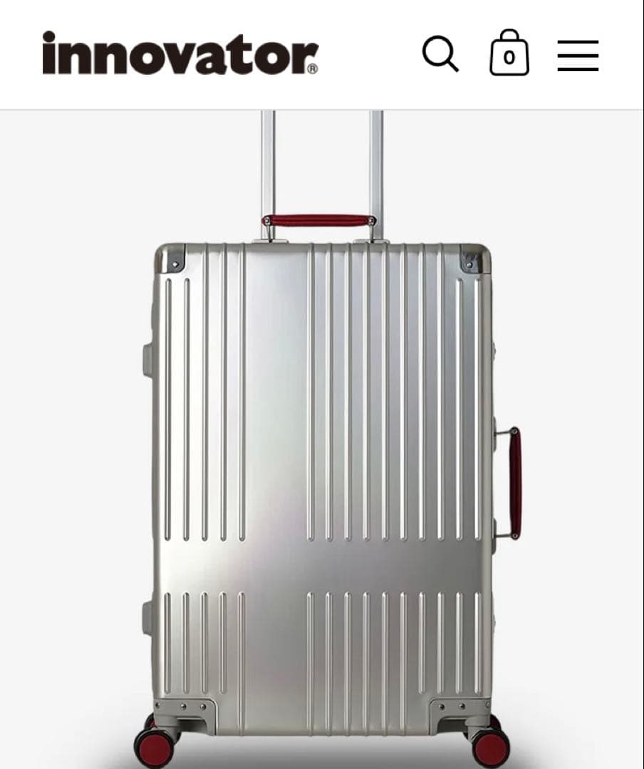 【限定値下げ】イノベーター アルミスーツケース INV5811STP 70L