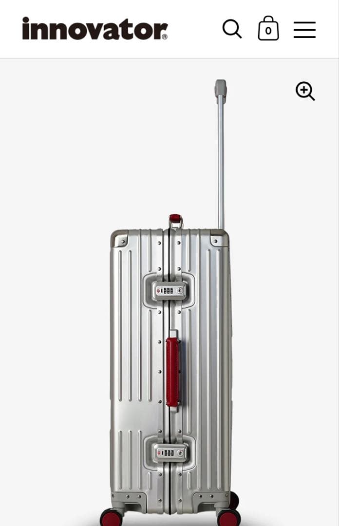 【限定値下げ】イノベーター アルミスーツケース INV5811STP 70L