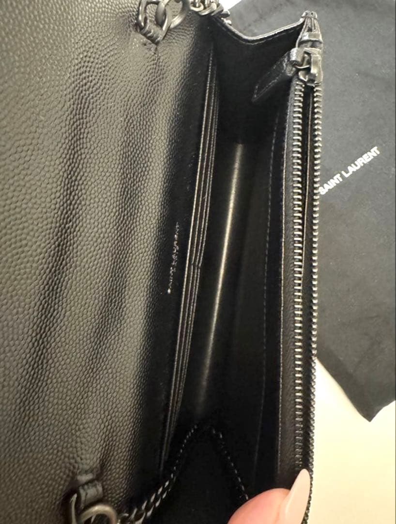 【超美品】SAINT LAURENT ブラック ショルダーバッグ