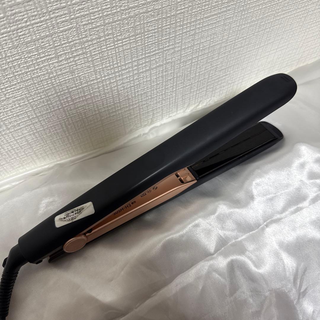 Panasonic EH-HS0E 黒 箱・説明書あり ストレートアイロン