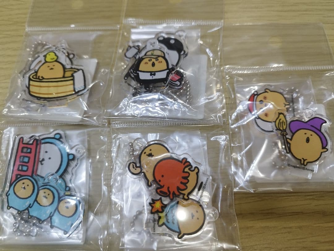 自分ツッコミくま 　カフェ　アクリルスタンド　フルコンプ