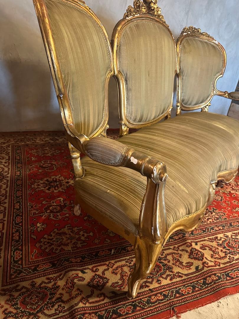 【東京都内23区配送無料】ルイ15世　ソファースタジオ　撮影　ディスプレイ用