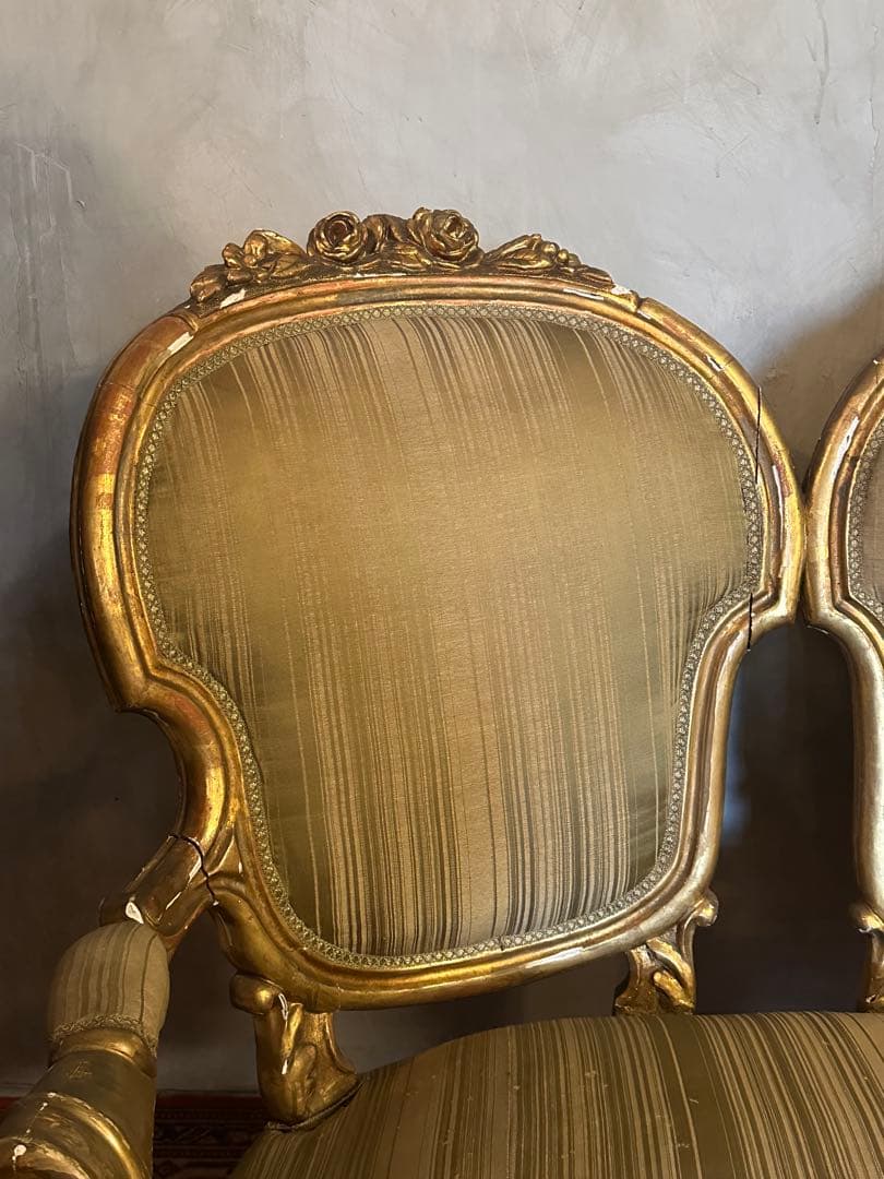 【東京都内23区配送無料】ルイ15世　ソファースタジオ　撮影　ディスプレイ用