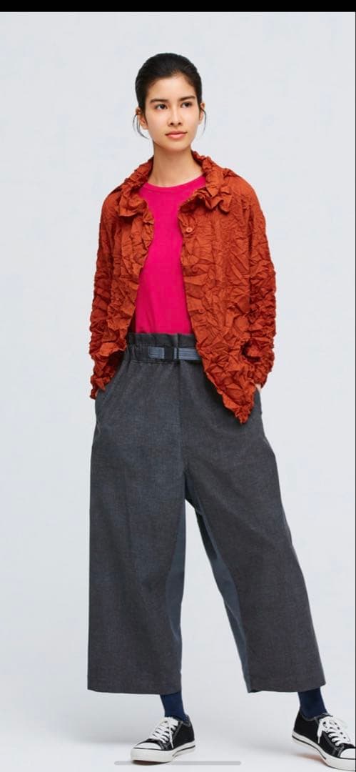 イッセイミヤケme コーデュロイガウチョパンツ