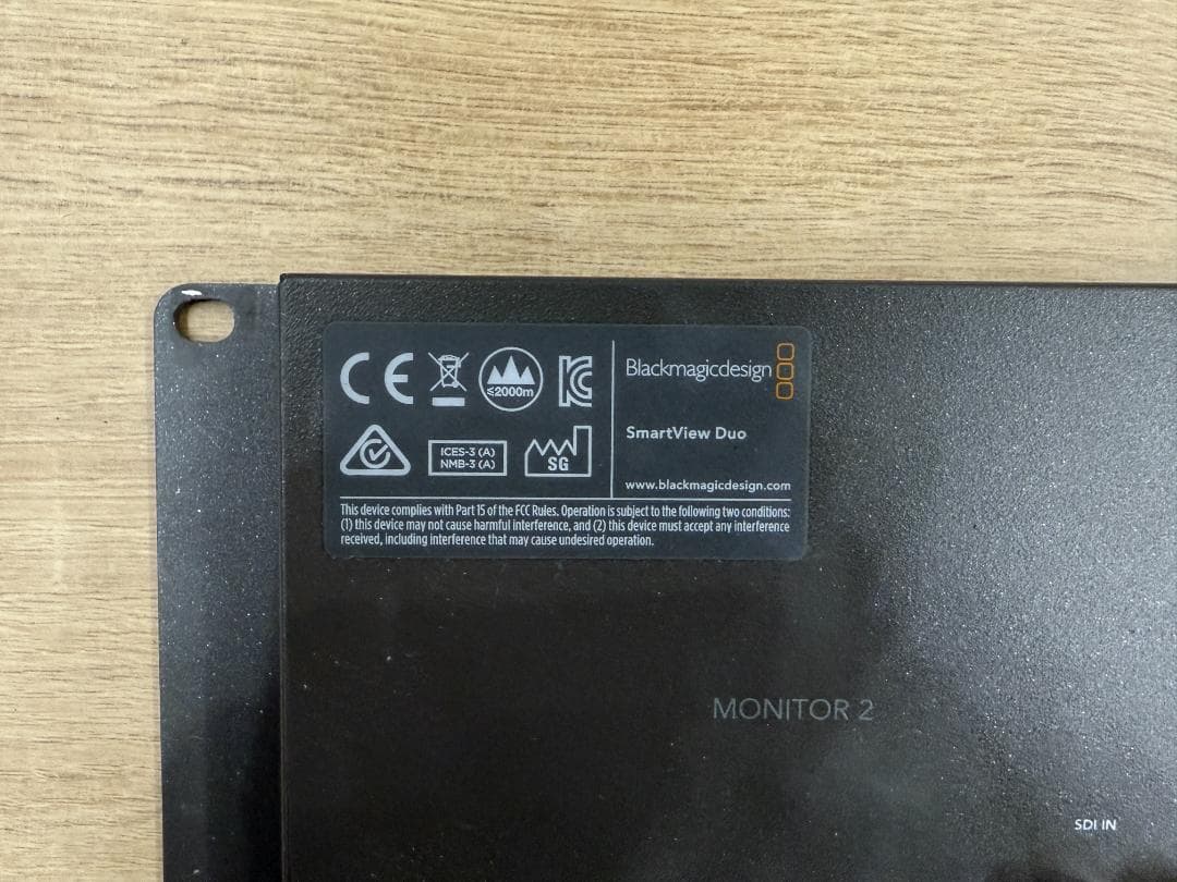 BlackmagicDesign SmartView Duo 2 モニター