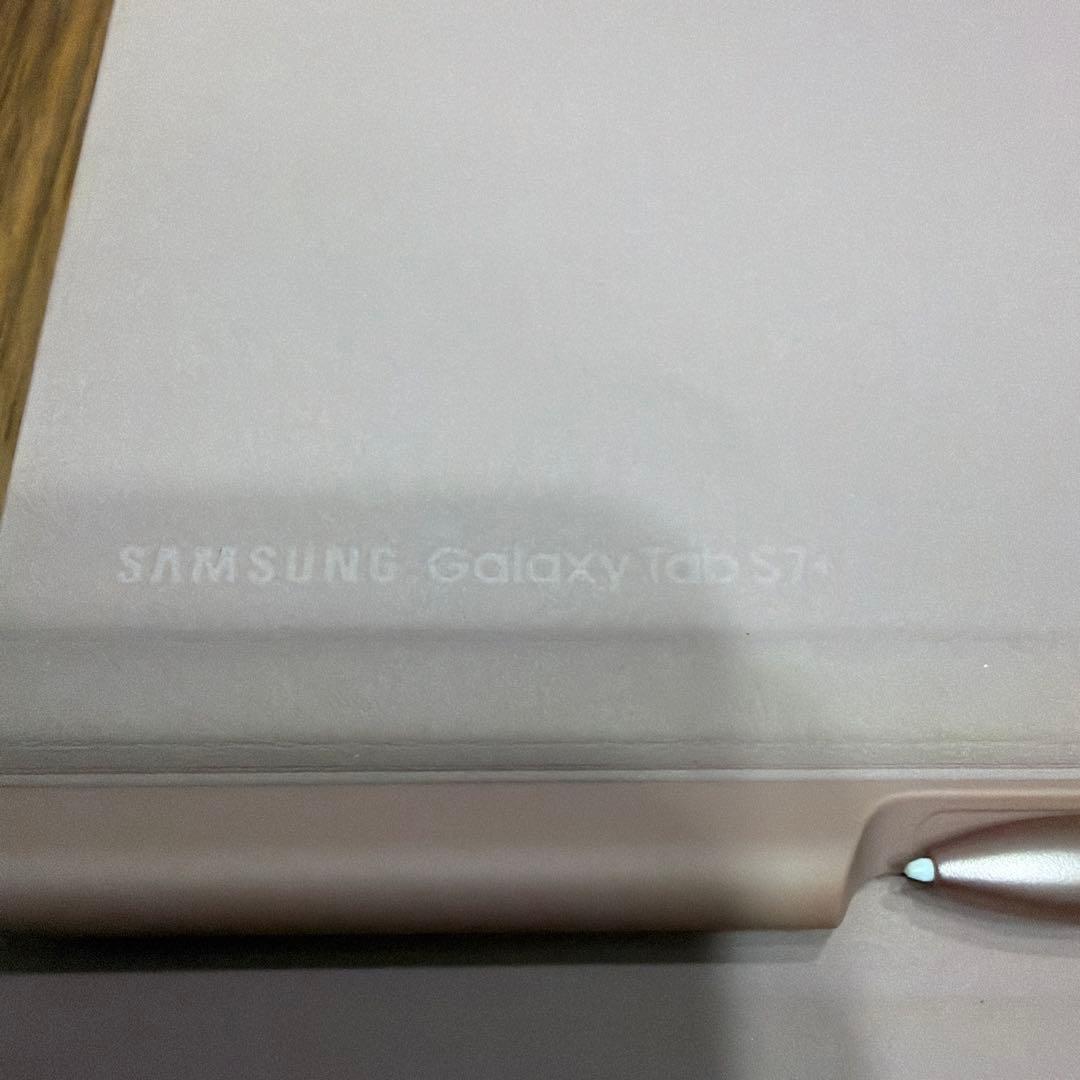 Galaxy Tab S7+ ローズゴールド 本体とケース、256GBのSD付き