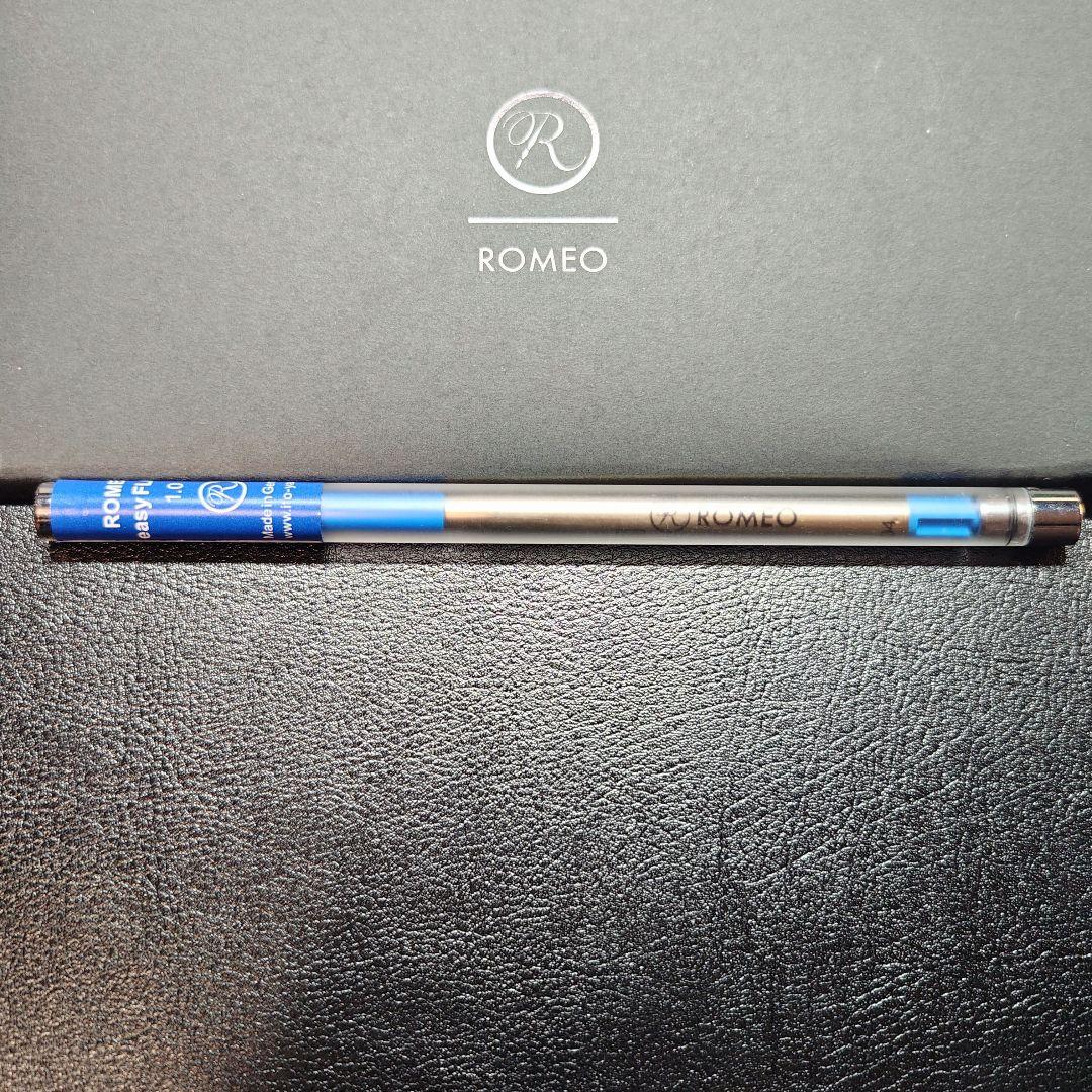 伊東屋 ロメオ no.3 イタリアンアンバー 太軸 イージーフロー青リフィル付き