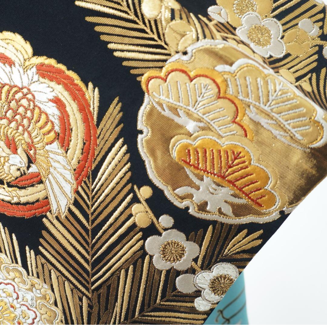 振袖　6点セット【1D】正絹　成人式　成人式