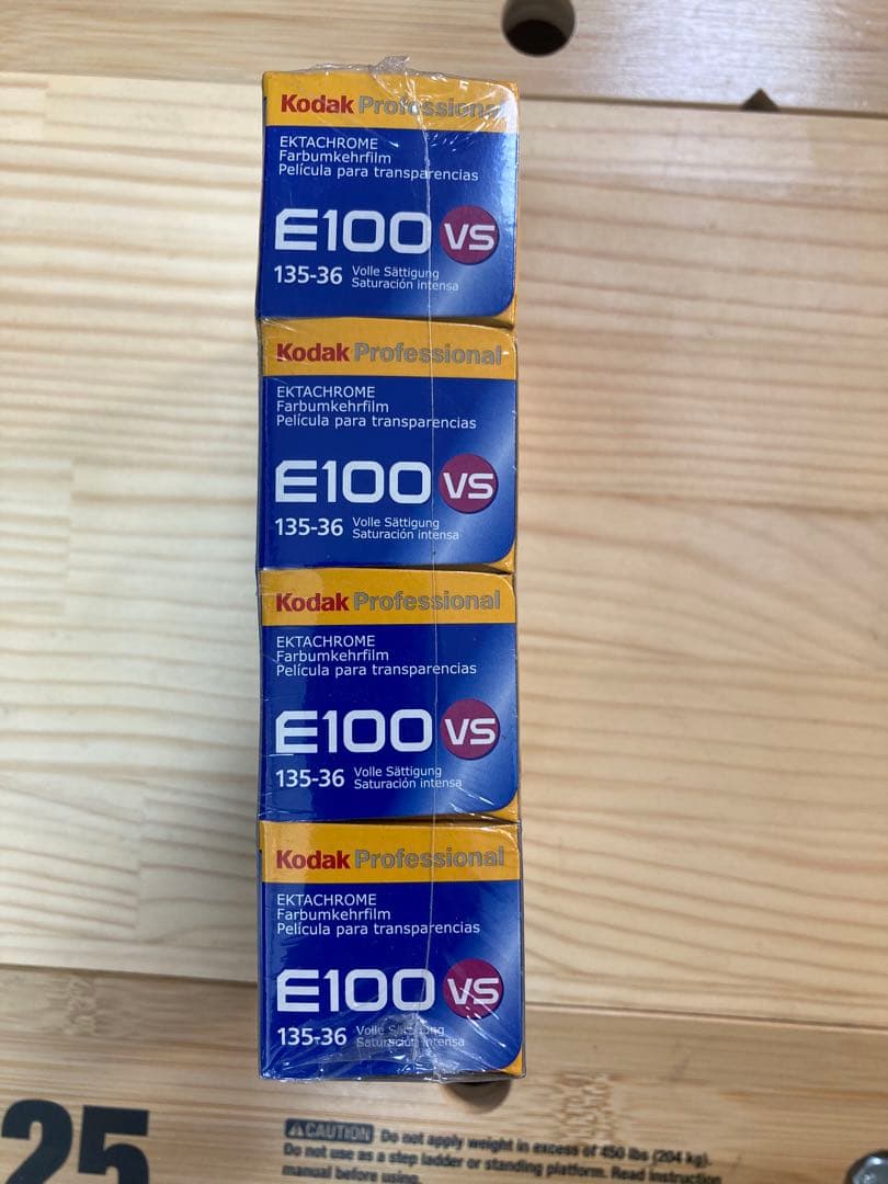 【未使用・未開封】Kodak E100 VS 8本（期限切れ）