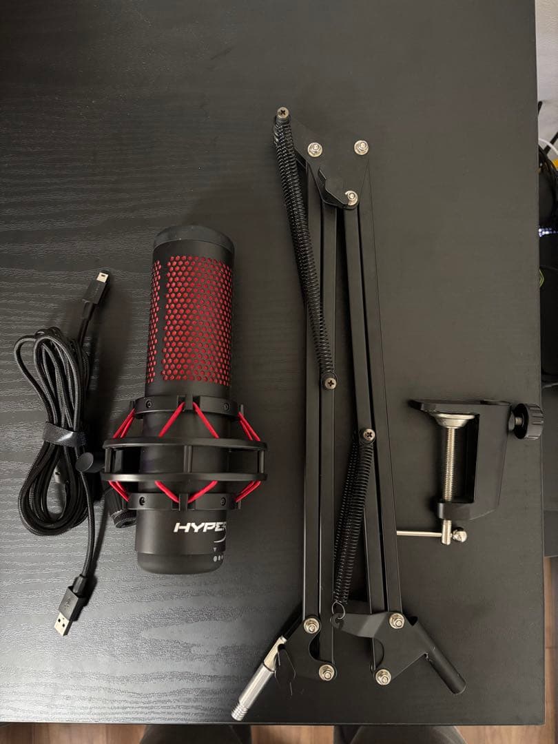 HYPERX コンデンサーマイク 赤