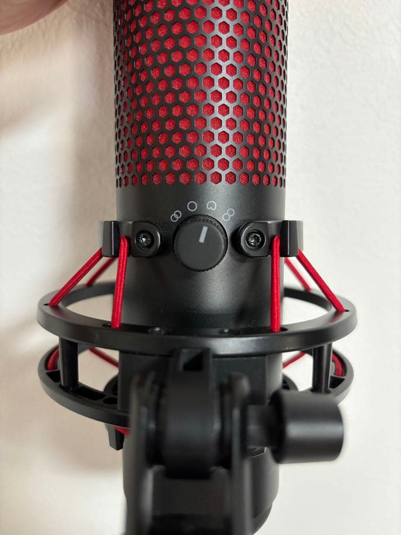 HYPERX コンデンサーマイク 赤