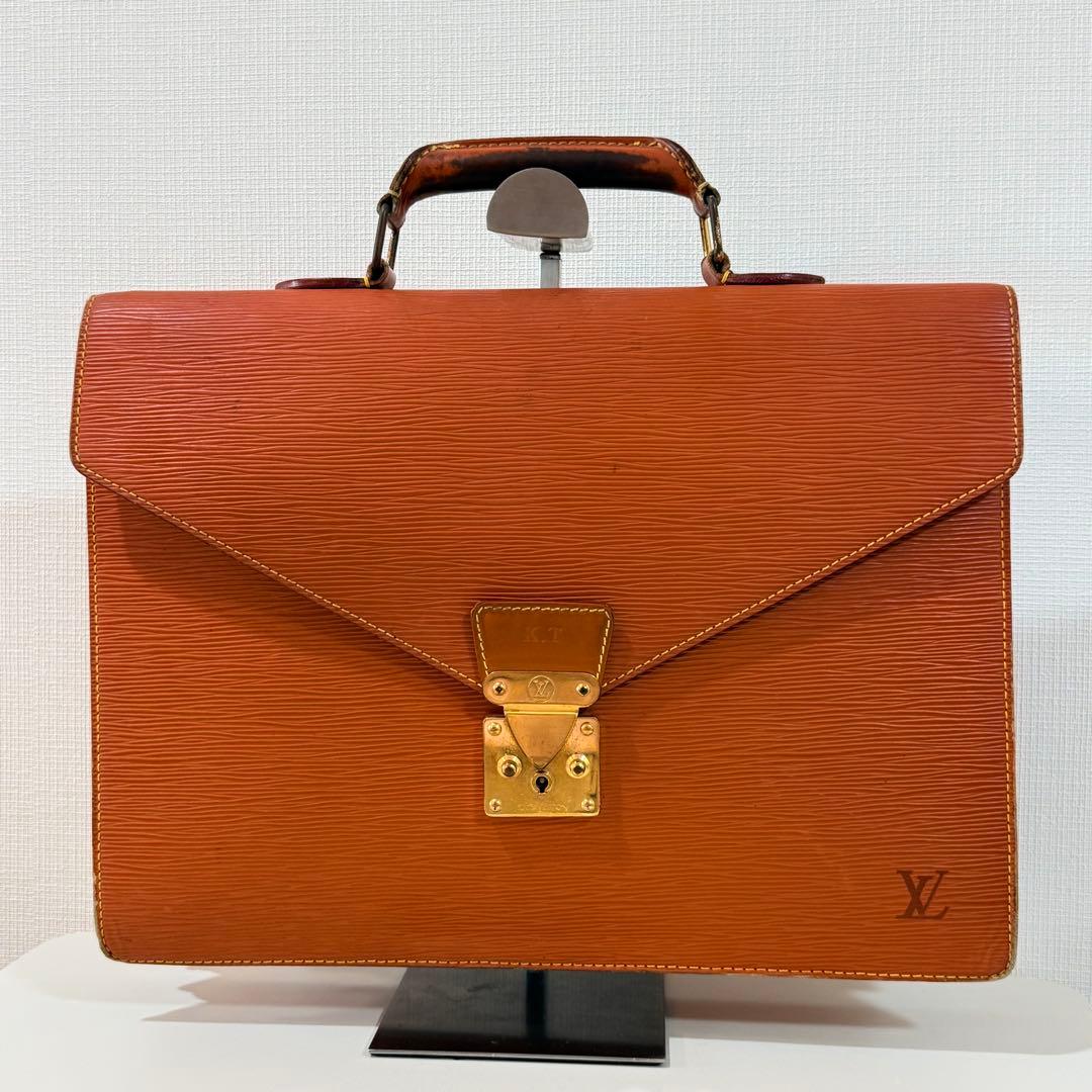 ■美品■LOUIS VUITTONルイヴィトン ビジネスバッグ エピ コンセイエ