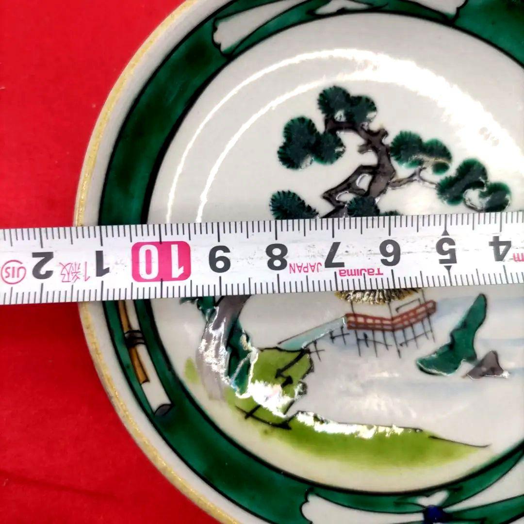 九谷焼　古九谷　色絵　豆皿　小皿　なます皿　6客セット