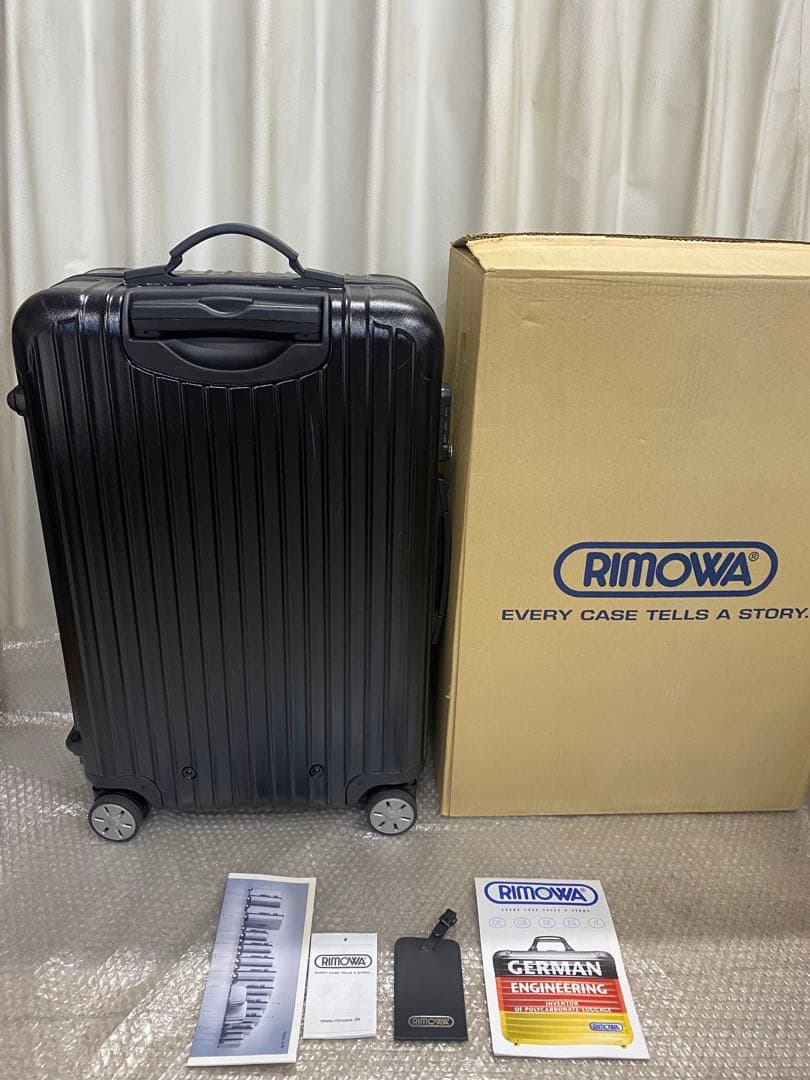 美品　RIMOWA SALSA 63L 4輪　キャリーケース　ブラック　黒