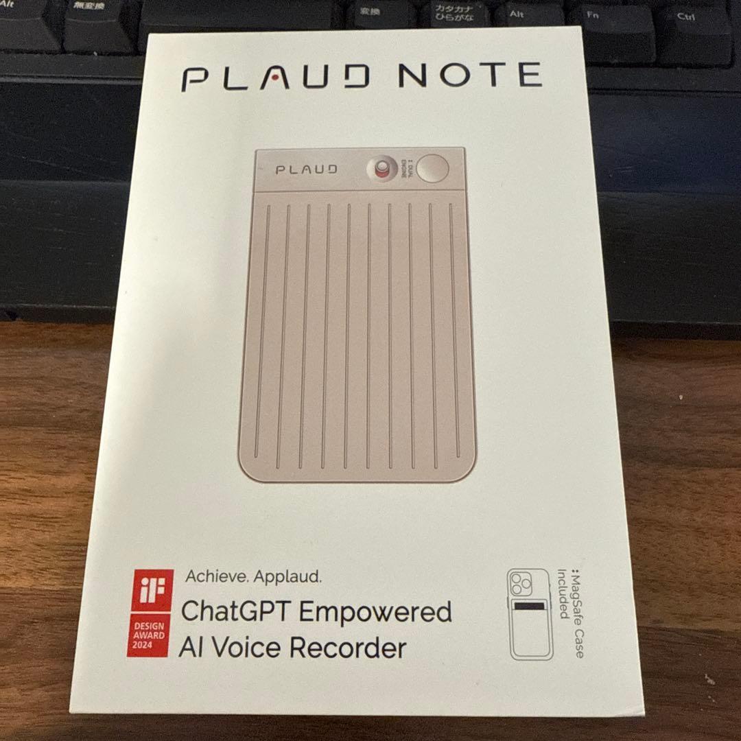 美品　PLAUD NOTE AIボイスレコーダー